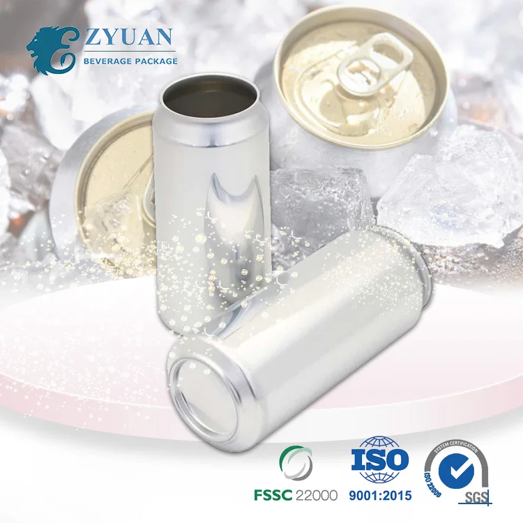 500ml Standard Cheap Price Customized Print Blank Empty Coke Aluminum Soda Soft Drink Can