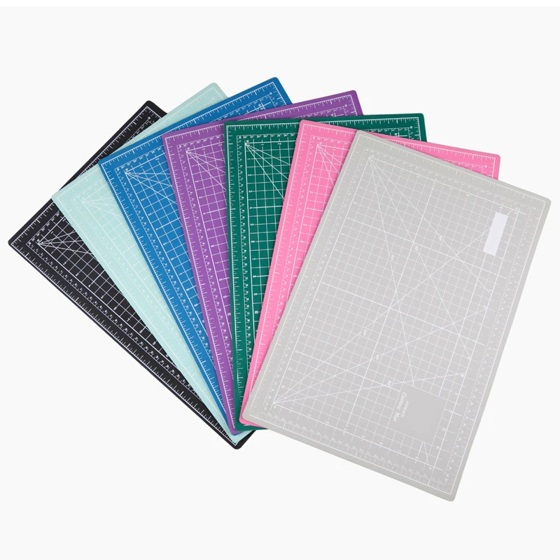 A2 A3 A4 PVC Cutting Mat Double Side Non Slip Cutting Board Pad DIY Self-healing Cutting Mat