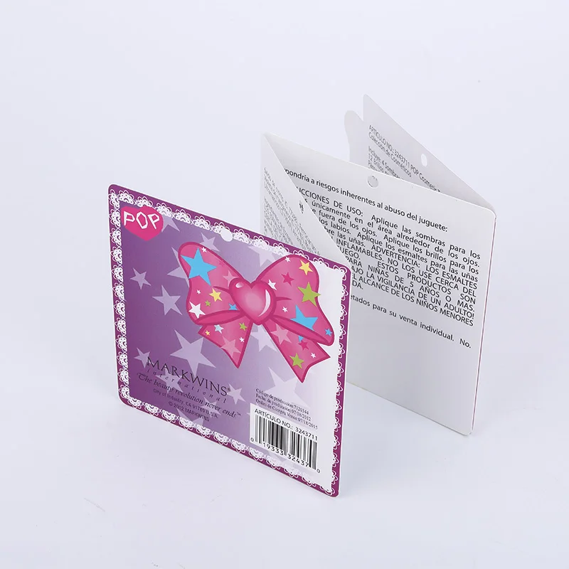 Пользовательские бумажные карты продукта брошюра руководство по эксплуатации буклет печать