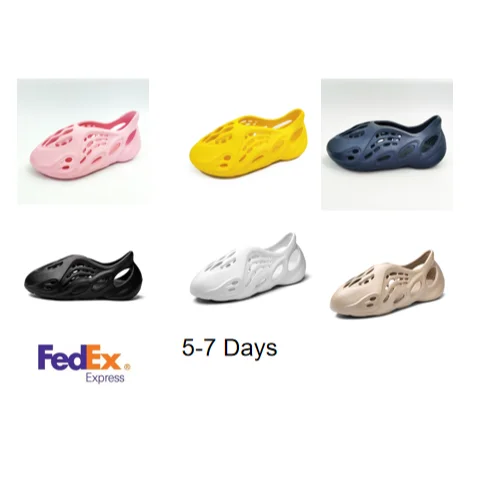 Сандалии happyslide для малышей, детские тапочки Yeezy из пеноматериала, детские тапочки Yeezy