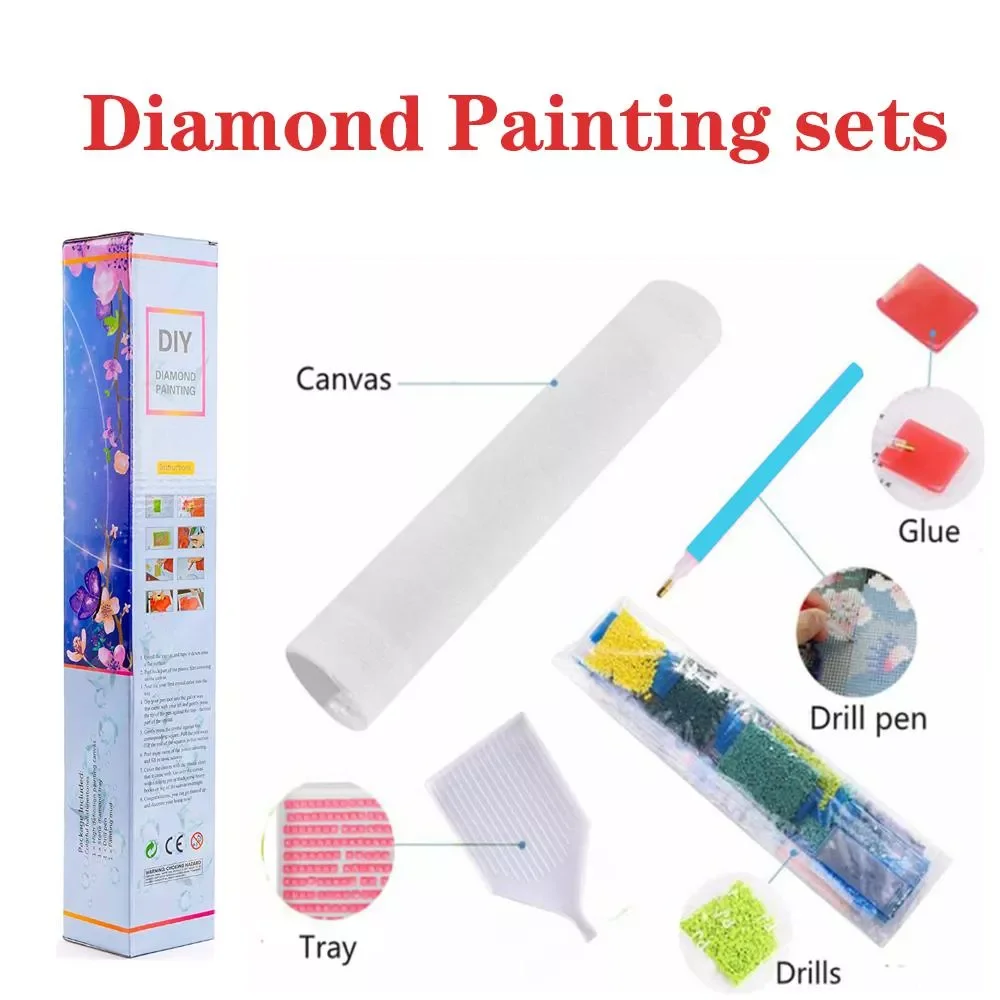 Le-38 Diamond Painting Castle Picture Customized Wholesale Family Wall Art Stitching Craft Diamond Painting Kit