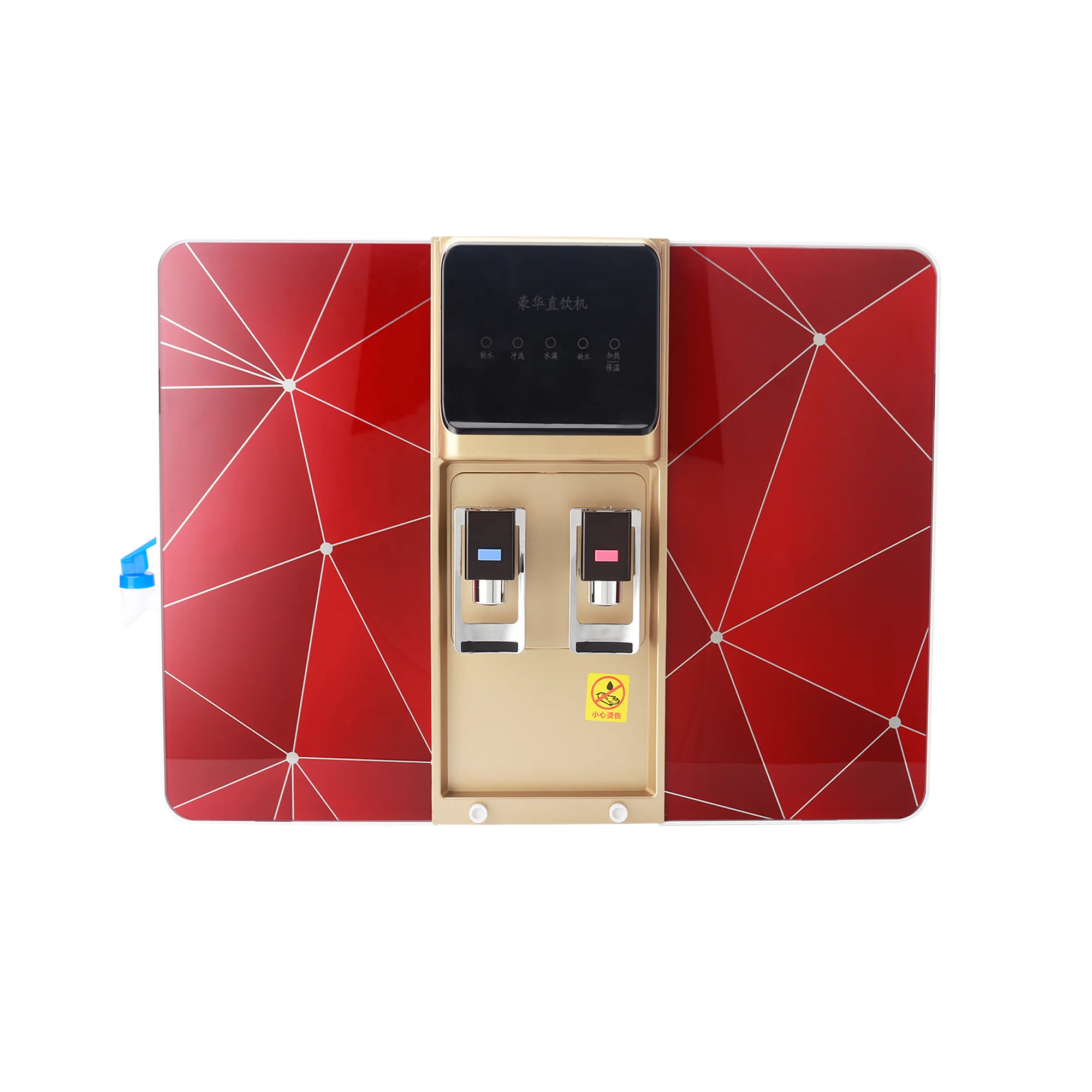 water purifier filter two taps water purifier machine for heating water