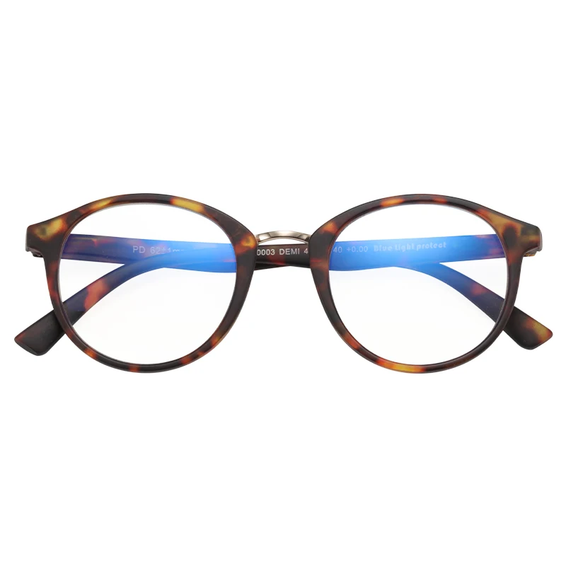 Ultra Light Weight Plastic Photochromic Blue Light Blocking Glasses Clear Vision Reading Glasses With Case