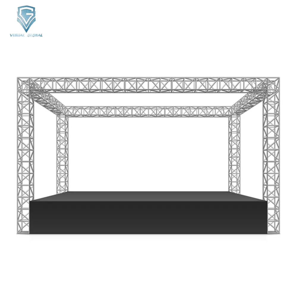 
Best TUV Approval DJ Concert Spigot 6082-T6 Aluminum Square Stage Truss 
