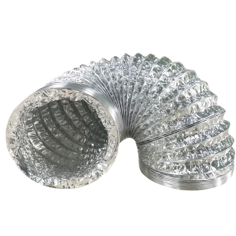 Kitchen Stove Range Hood Parts Discharge Aluminum Foil Ventilation Pipe Simple Design Dryer Ventilation Hose