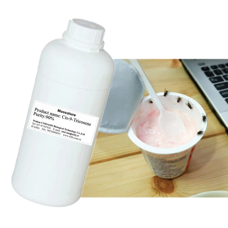 Homemade fruit fly lure bait recipe China manufacturer pure ingredient tricosene insecticide