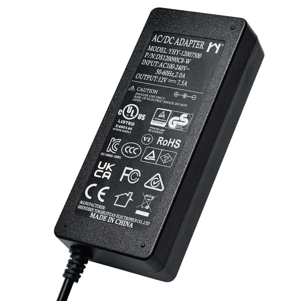 12 v 7.5a 90 Вт импульсный трансформатор 12 вольт для ноутбука 220v универсальный блок питания 240 4 контактный din адаптера переменного тока ac настольного компьютера адаптеры источнтика питания ноутбук адаптер переменного тока