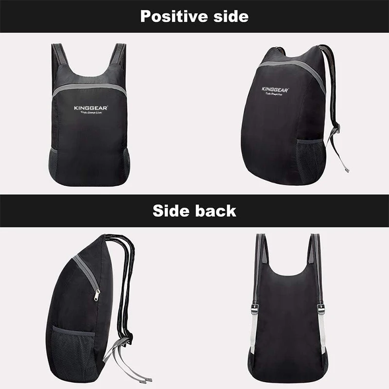 Outdoor Sport Climbing Camping Foldable Lightweight Shoulder Bag 15-20L Small Packable Backpacks Hiking Backpack