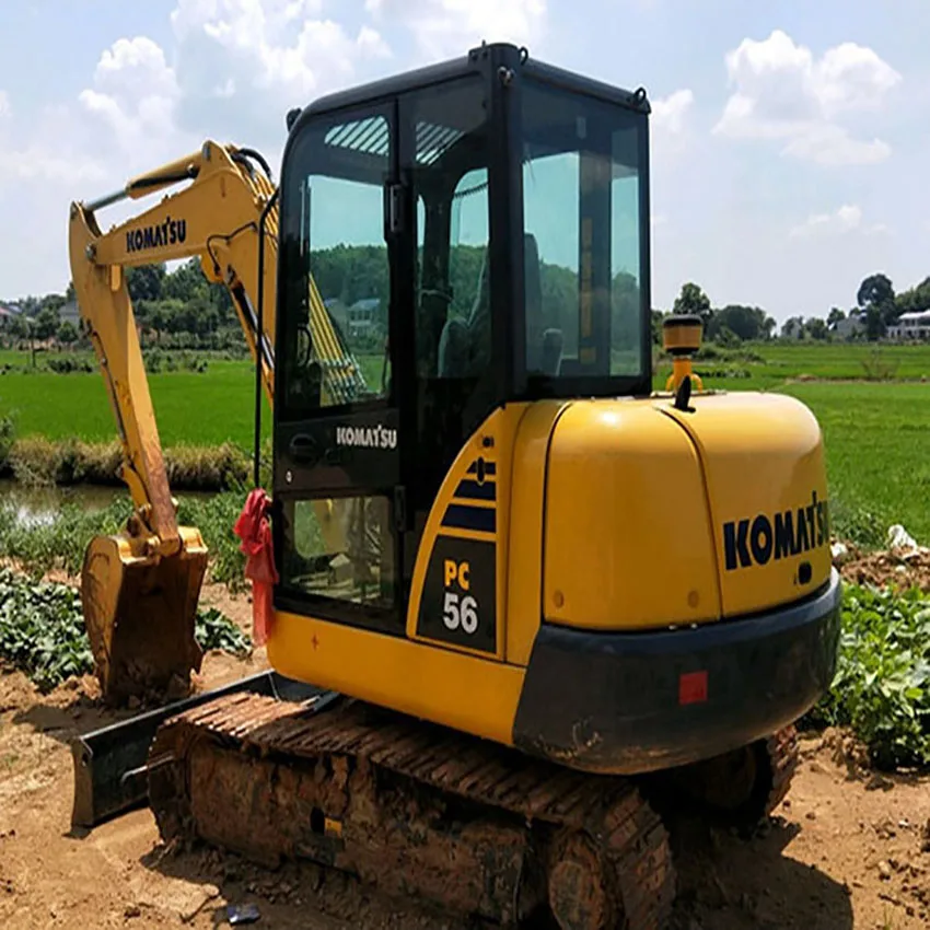 Б/у Pc56-7 Komatsu- Pc 56-7 экскаватор Komatsu- Pc56-7 в низкие часы в Шанхае для продажи высокого качества
