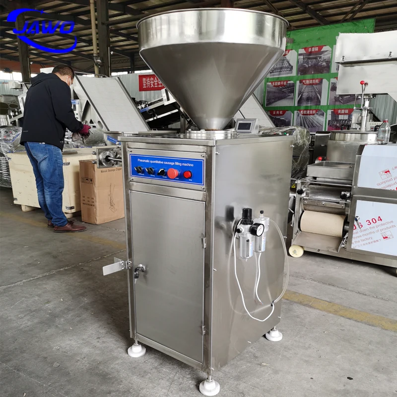 Stainless Steel Sausage Linker Machine With Twist Pneumatic Type Sausage Filler