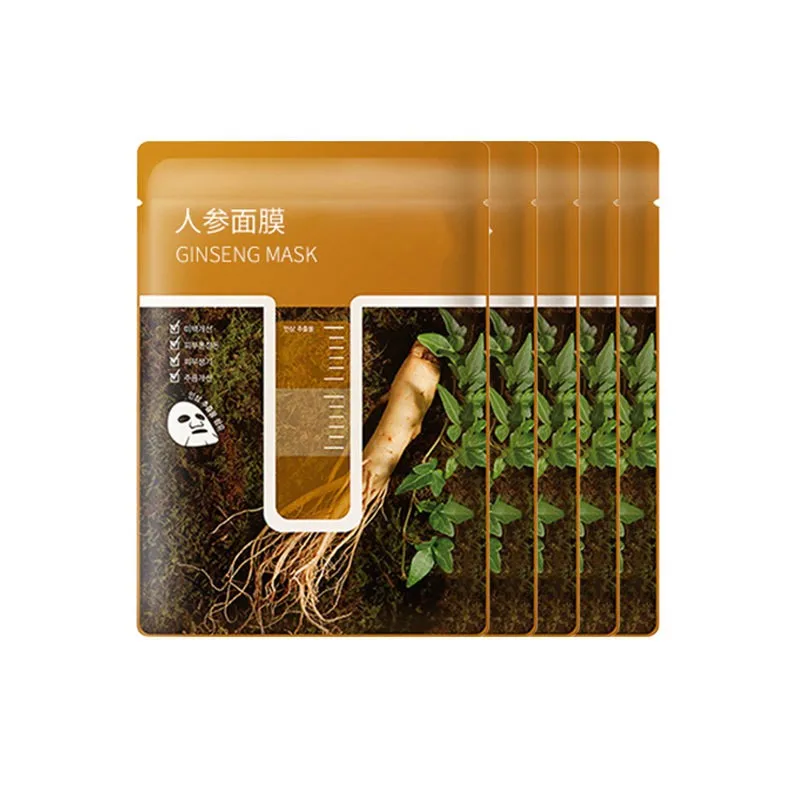 Ginseng Nourishing  moisturizing sheet beauty skin care facial mask  hydrogel facial mask
