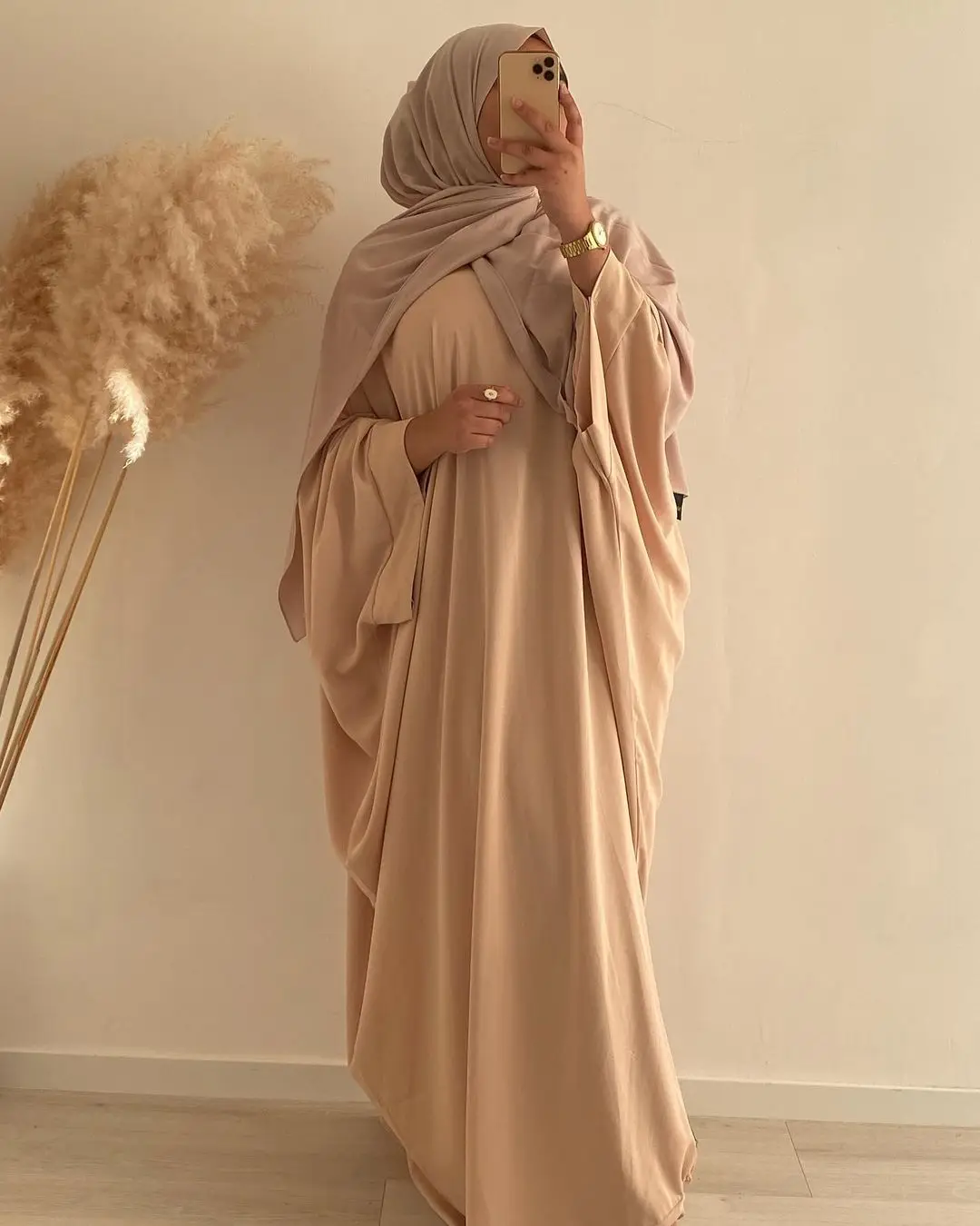 Loriya Hot sale women islamic clothing indonesia muslim prayer dress one piece jilbab abaya pour femmes  islamic dress