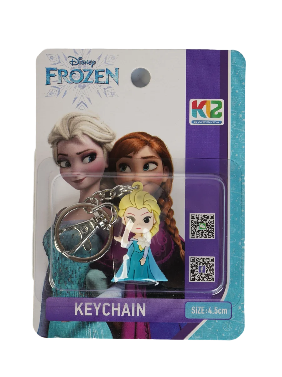 Disney Frozen Key Chain Ring Souvenir PVC  Fashion 3d Gift Enamel Oem Customized Craft