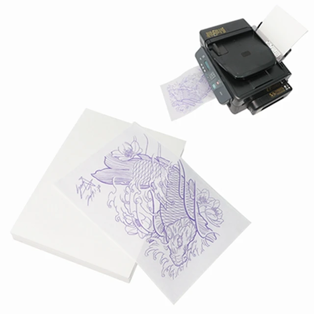 Tattoo Transfer Paper Stencil Copier Sheets Of Thermal Carbon Tattoo Paper Tattoo Stencil Thermal Copy Paper