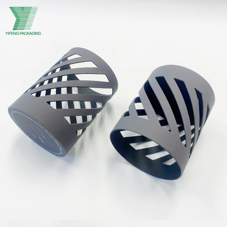 Custom recyclable cardboard tube cylinder perfume packaging box for 30ml 50ml bottle