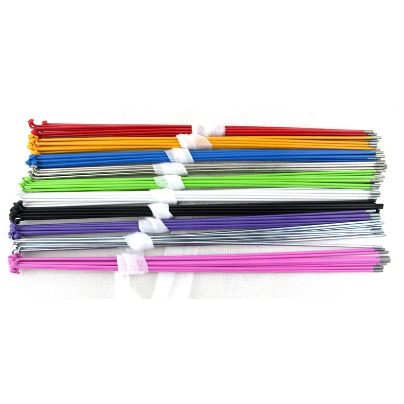 14G 85-282 мм Высокое качество подсветка для колес велосипеда с сосками стальный Горный Дорожный складной велосипед круглые спицы