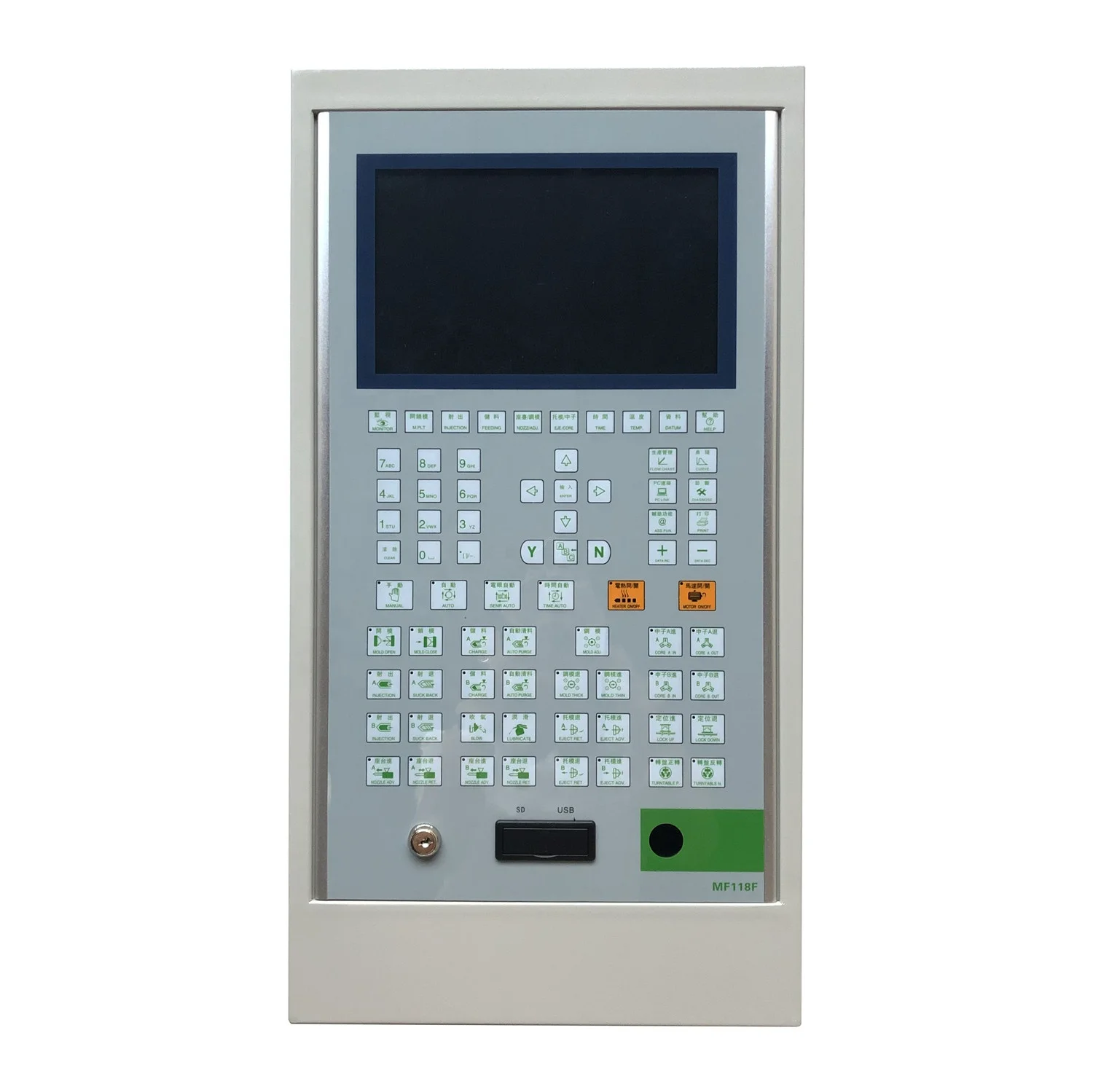 PORCHESON PS960AM MF118F (10.2' TFT display panel )  control system  PLC  controller  for injection molding machine