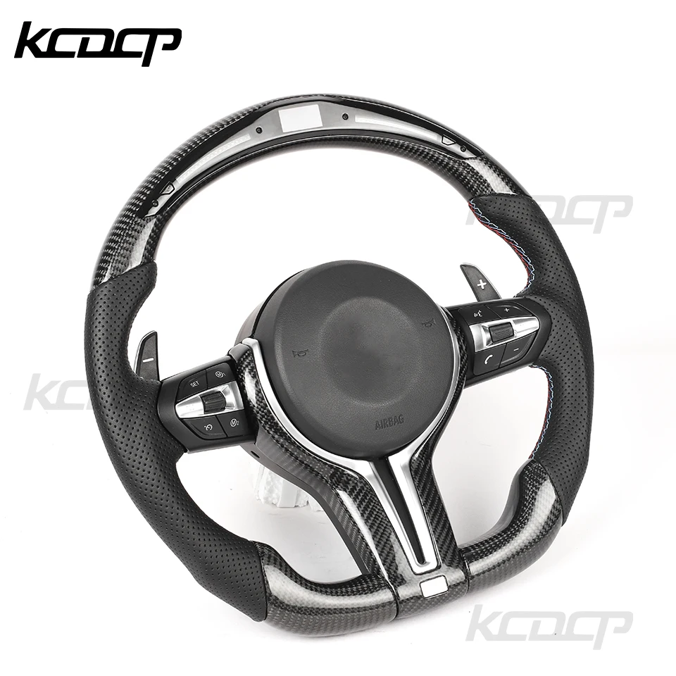 Полностью кожаный руль подходит для BMW F30 F31 F32 F34 F10 F18 F07 F20 F22 F23 F15 F16