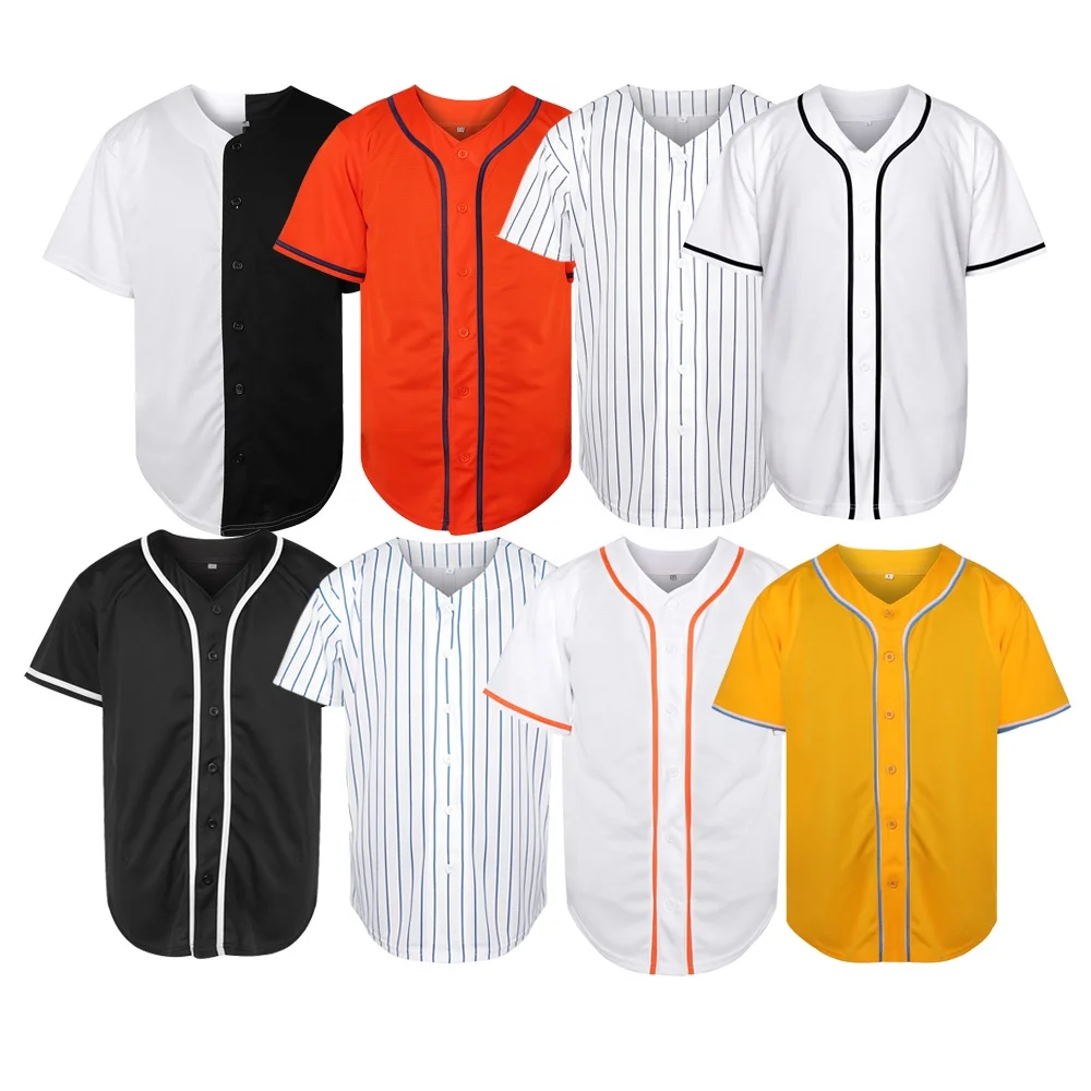 China Manufacturer Wholesale Mesh Cheap Essentials Plain Baseball Jerseys Customized