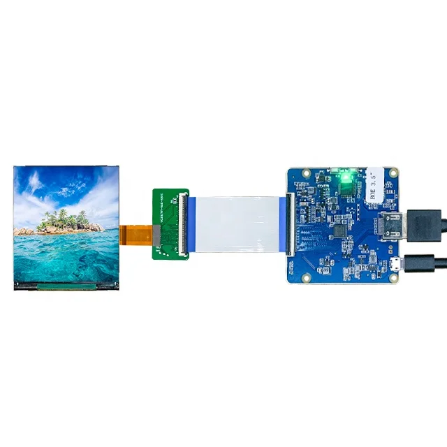 3.5 inch 1440x1600 High Resolution TFT LCD 2K LCD Square LCD Module With 24 pins MIPI HD-MI Controller Board Kits For VR HMR