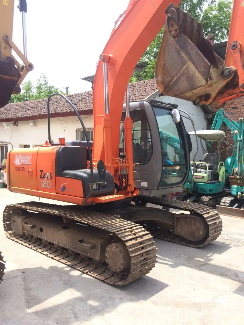 Hitachi использованный экскаватор ZX120 для продажи
