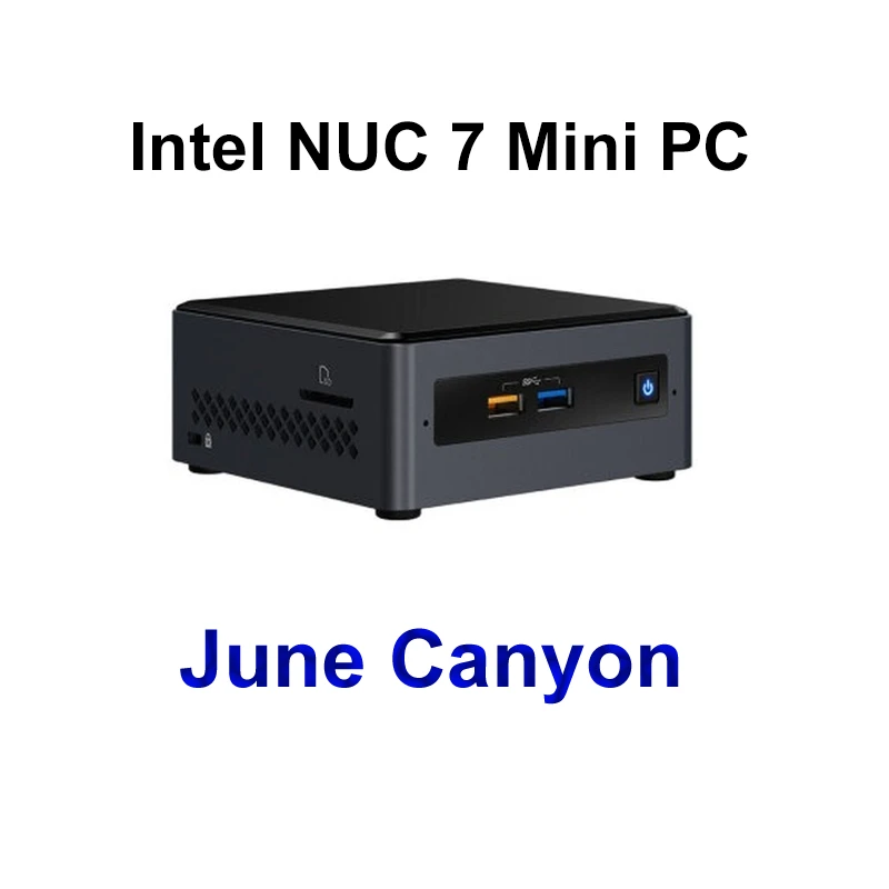 Intel NUC7 Mini Host June Canyon NUC7CJY Celeron J4005 9th Generation DDR4-2400 Lightweight