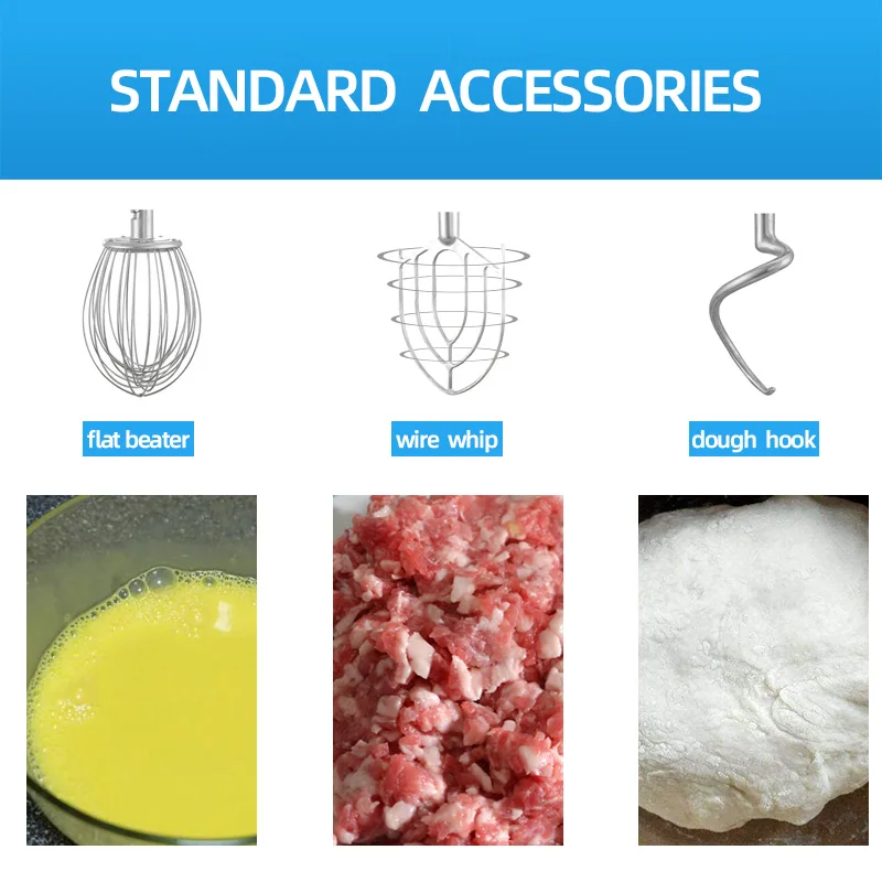 
Factory directly sale SCJBJ-30 Stainless Steel Bowl Commercial Egg Beater Dough mixer Planetary Food Mixer 