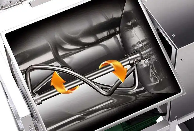 High Efficient Heavy Duty Dough Maker Mixing Flour Bread Pizza Kneading Machine Small Size Spiral Home Dough Mixer