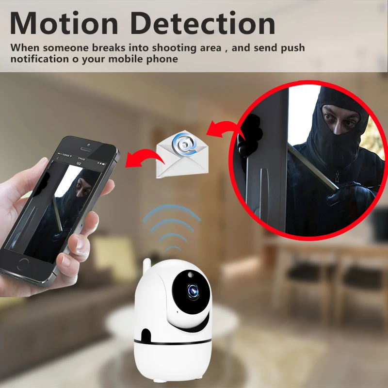  Автоматическое отслеживание беспроводной WIFI CCTV камера интеллектуальное автоматическое PTZ для домашней безопасности Авто трек-камера беспроводная