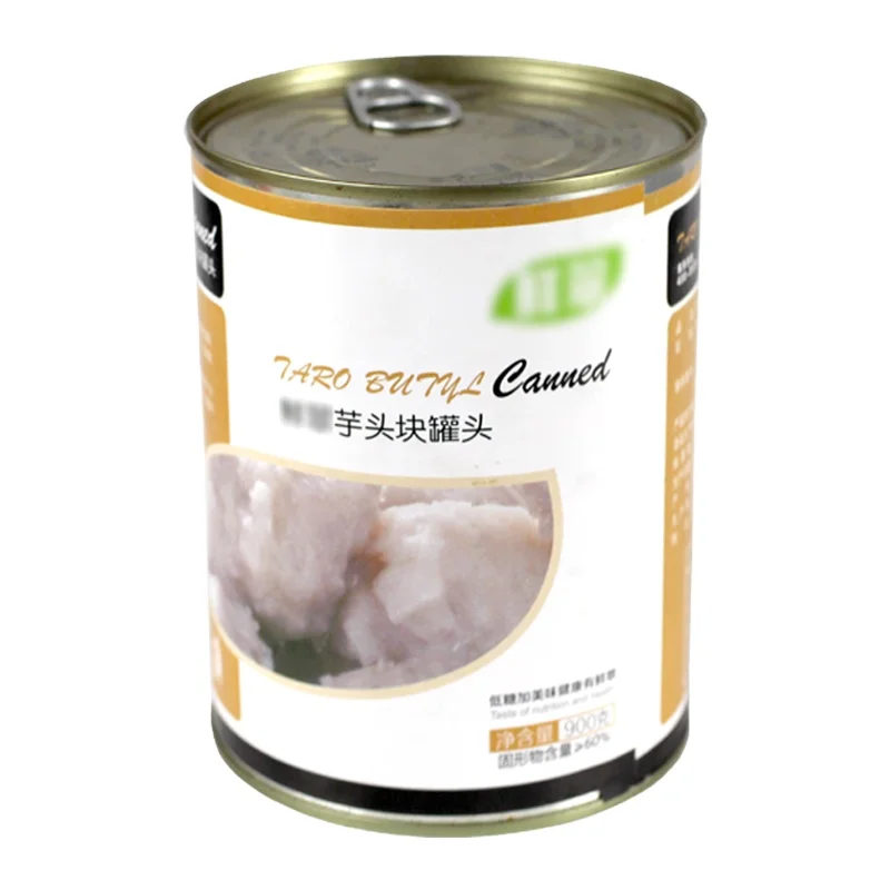 Taro Grain Canned Bubble Tea Material Canned Taro Cube Boba Tea Ingredients
