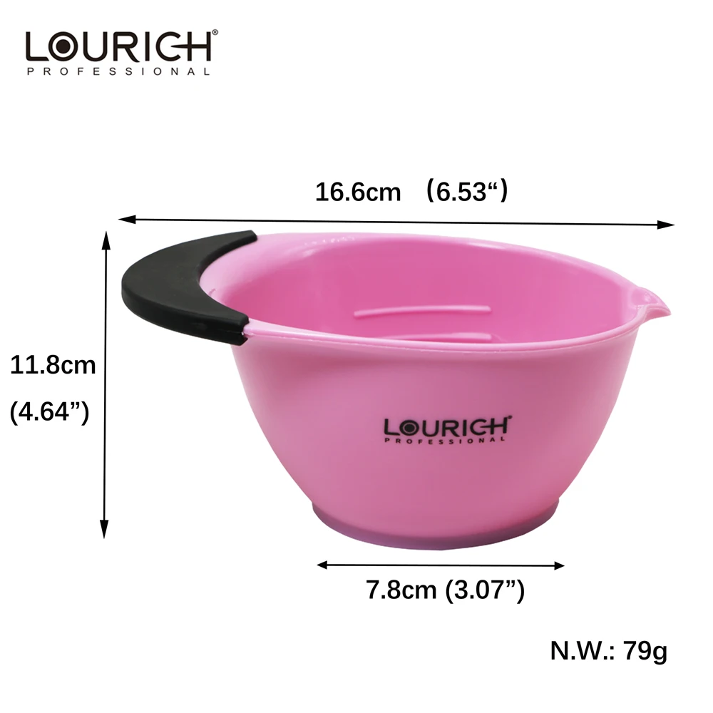Good Quality Salon Hairdressers Eco-friendly Tint Bowl LOURICH Hair Color Mixing Bowl