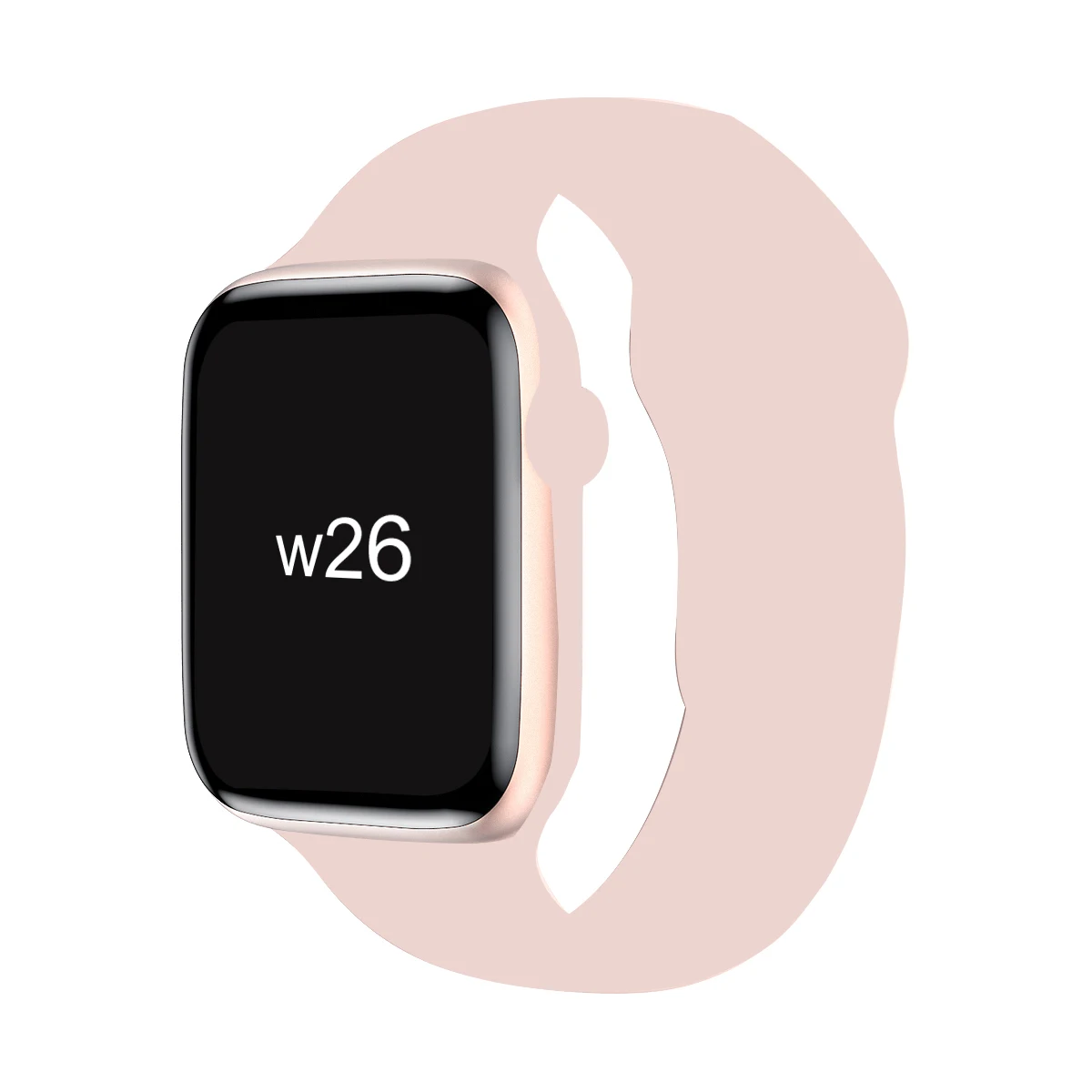  2021 полный экран с сенсорным управлением Smartwatch температуры тела монитор сердечного ритма водонепроницаемый ip68 серии 6 w26