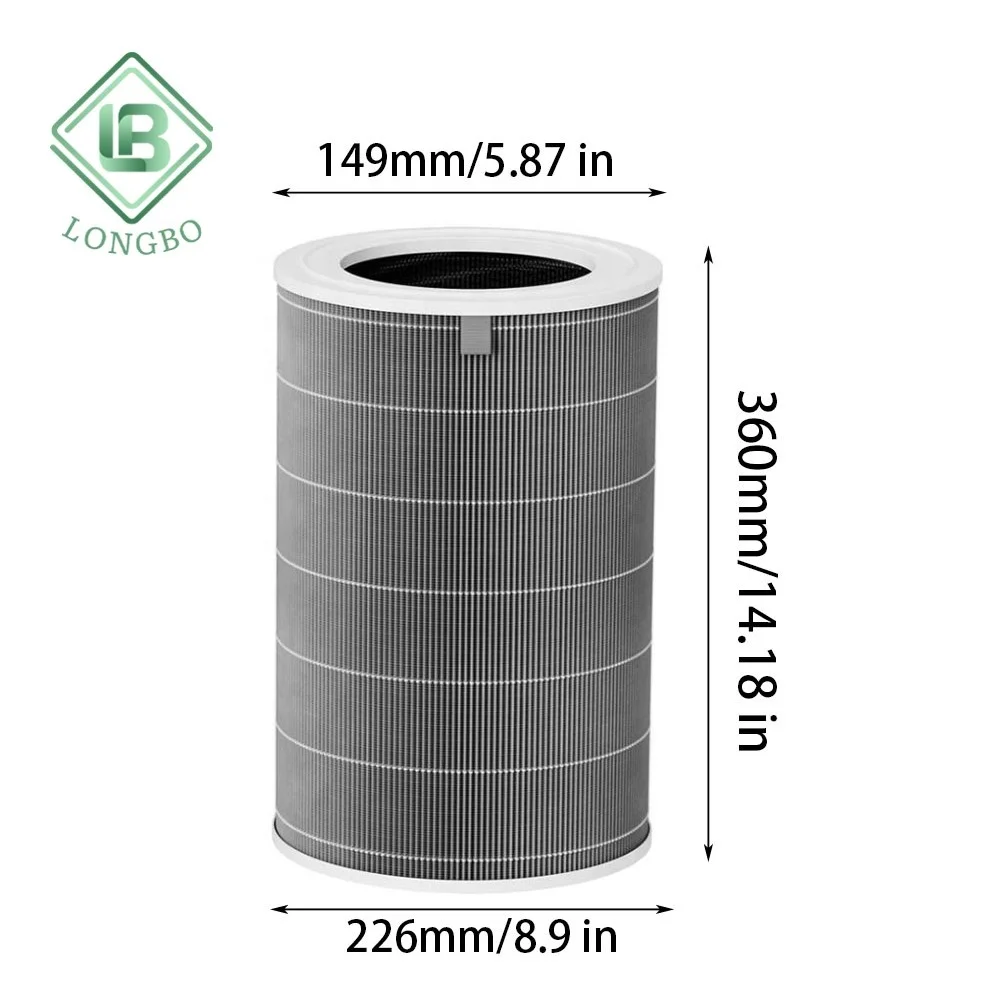 Activated Carbon Purifier Filter Air Purifier Filter Replacement Fit For Xiaomi Smart Air Purifier 4 Pro Spare Accessories