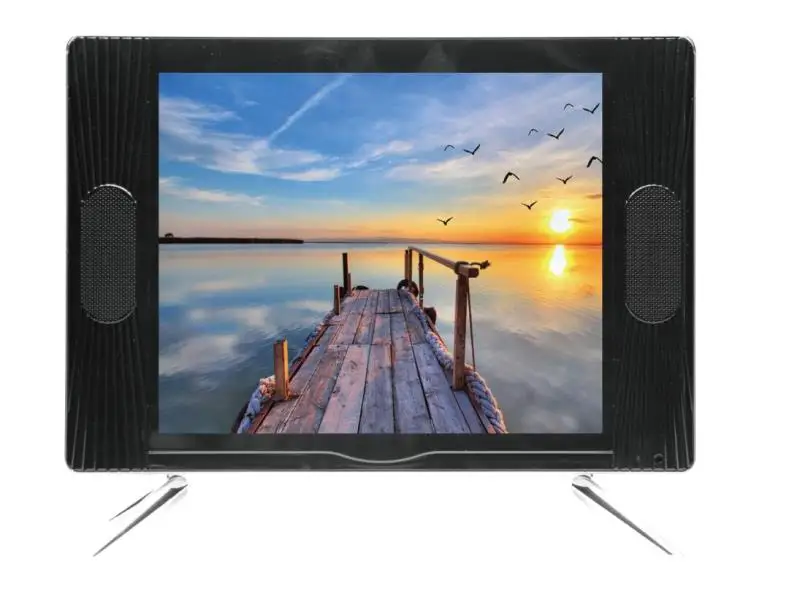 19 Inch Crt TV LCD LED TV Home TV Wholesale in Africa Best Price Quality Guaranteed KS-LC-19A1 Multimedia Black Color Pal(50hz)