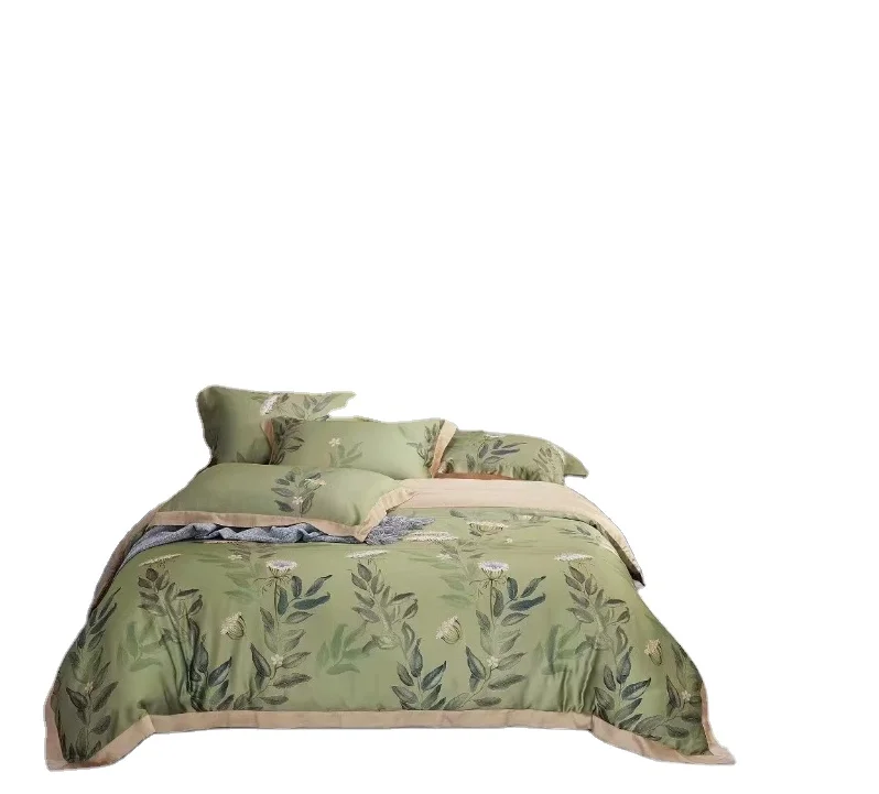 Wholesale  100% Nature Soft 300tc 60s Tencel Lyocell Bed Sheets Tencel Luxury Bedding Set