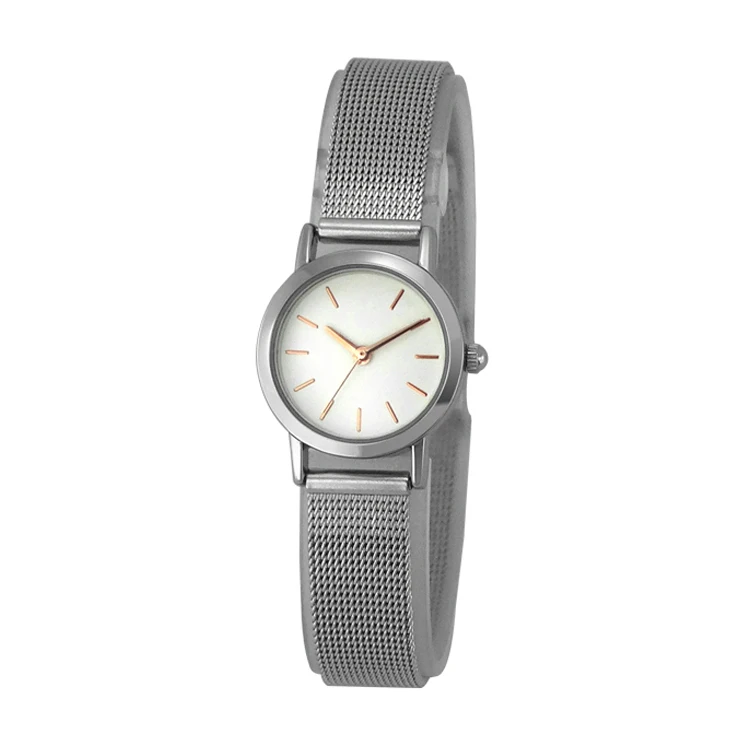 Fashion Women Analog fashion Watches Stainless Steel Mesh Band Quartz Wrist watch