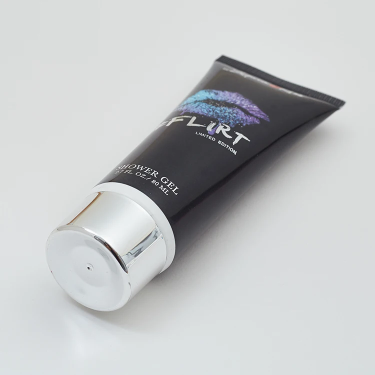 100ml 3.3oz Empty Matte Black Soft Tubes Refillable Plastic Lotion Squeeze Cosmetic Packaging Cream Tube Flip Lids Container