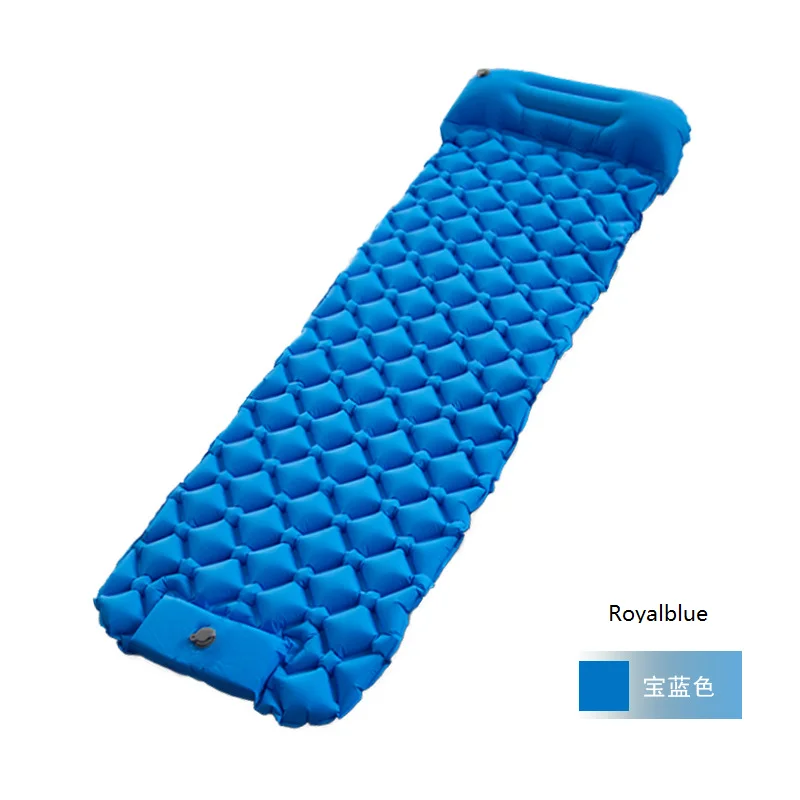 Ultralight Waterproof TPU Folding Self Inflatable Sleeping Pad Hiking Camping Air Mattress with Pillow