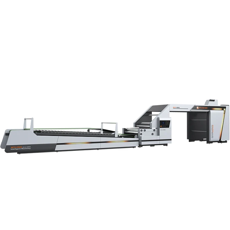 Wylong intelligent smart flute paper cardboard laminator for carton making