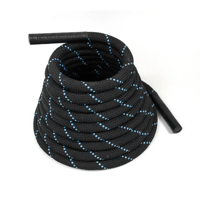 High-quality gym strength training battle rope with nylon sets training battle rope