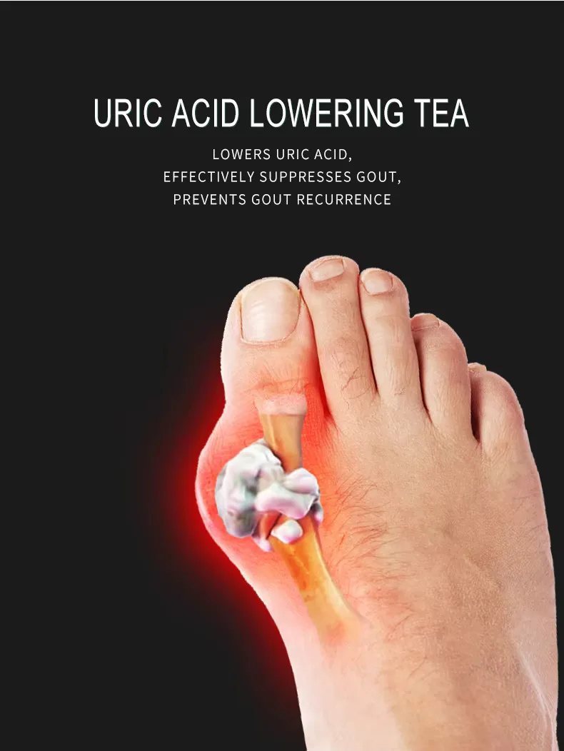 100% Organic Blended Herbal Chicory Gardenia Tea Private Label Flavorful Gout Uric Acid Tea