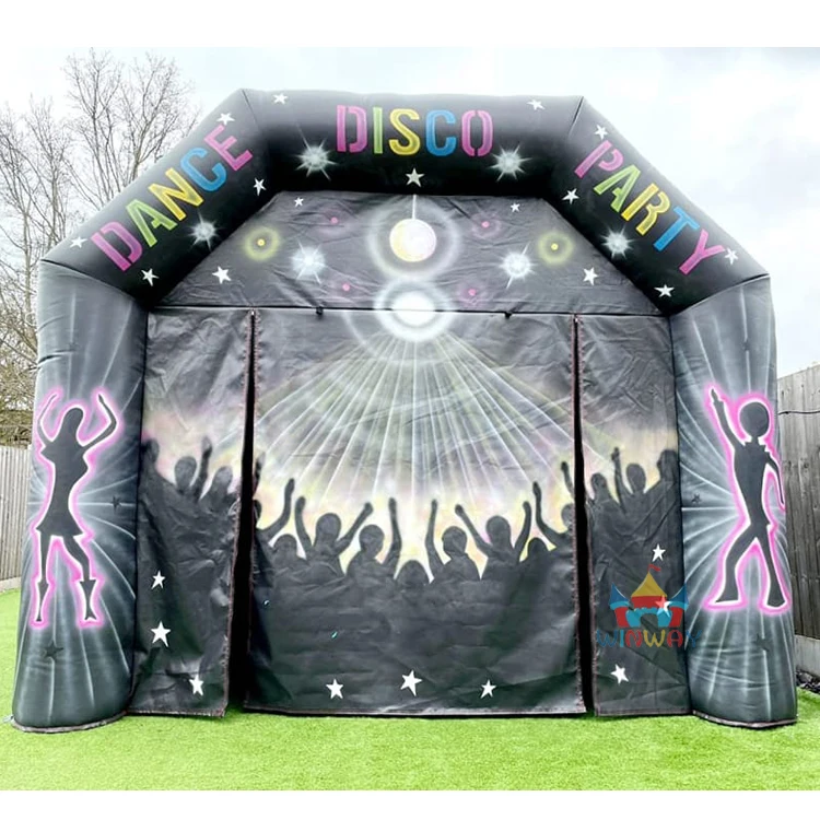 Inflatable Night Club Square Gazebo Event Room Large Inflatable Party Tent For Outdoor Raves Dance Floor Yard Party