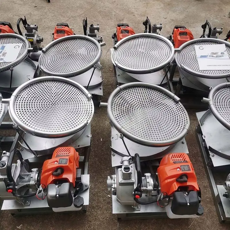 Outdoor Portable Chute Gold Panning Machine Vibrating Bowl Separator Small Portable Gold Mining Equipment Machine