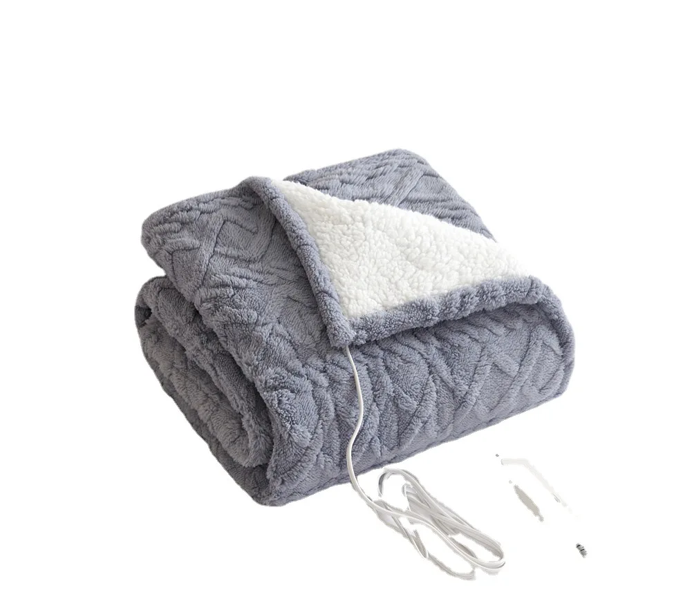 Wholesale Polyester Flannel Queen King Full Size ETL Portable Electric Blanket for winter