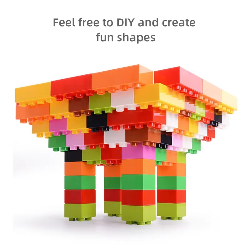 Duplo Blocks Parts 2X4 Higher Bricks Large Particle Blocks Parts With 8 Dots No.3011
