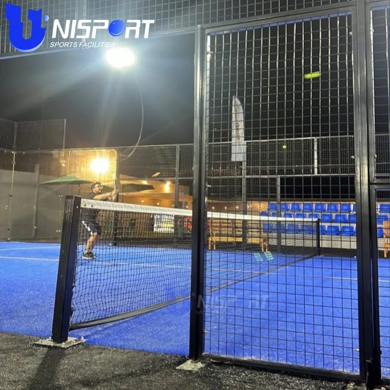 Indoor And Outdoor Padel Tennis Court Padel Court With Removable Super Panoramic Padel Court
