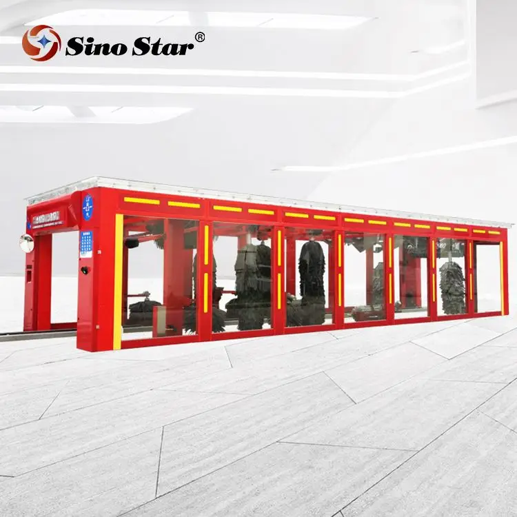 Полностью автоматическая туннельная машина для мытья автомобиля с функцией пены/шампуня, сделано в Китае, лучшее качество