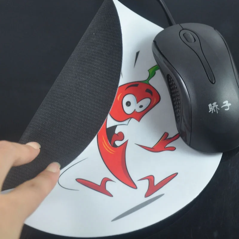 Полноцветный Печатный дешевый крафт-резиновый коврик для мыши