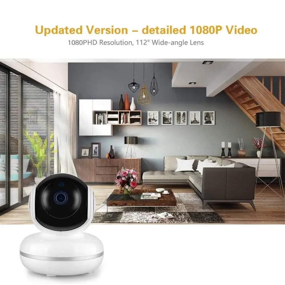 
Indoor 720P Wireless Mini WiFi Smart Home Baby Monitor Security IP CCTV Camera 