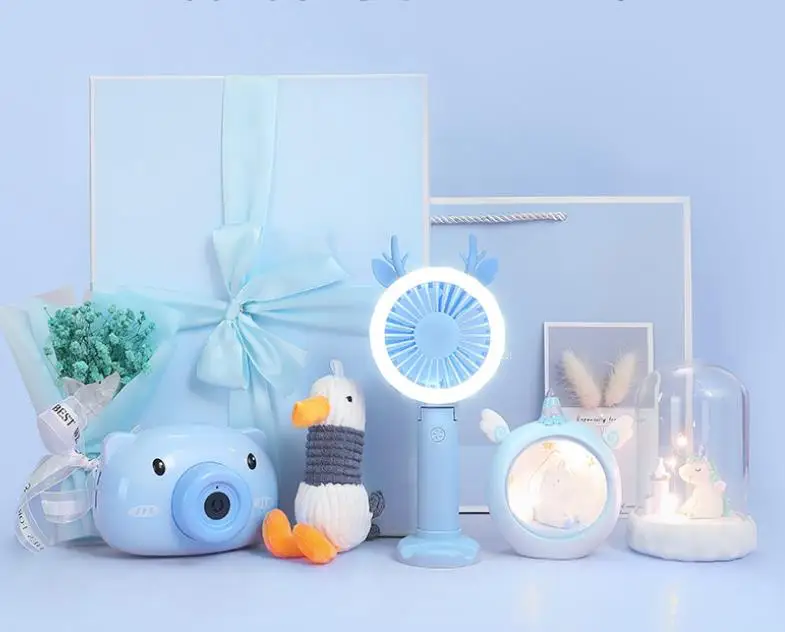 Creative bubble machine gift box special birthday gift in stock cute style gift box
